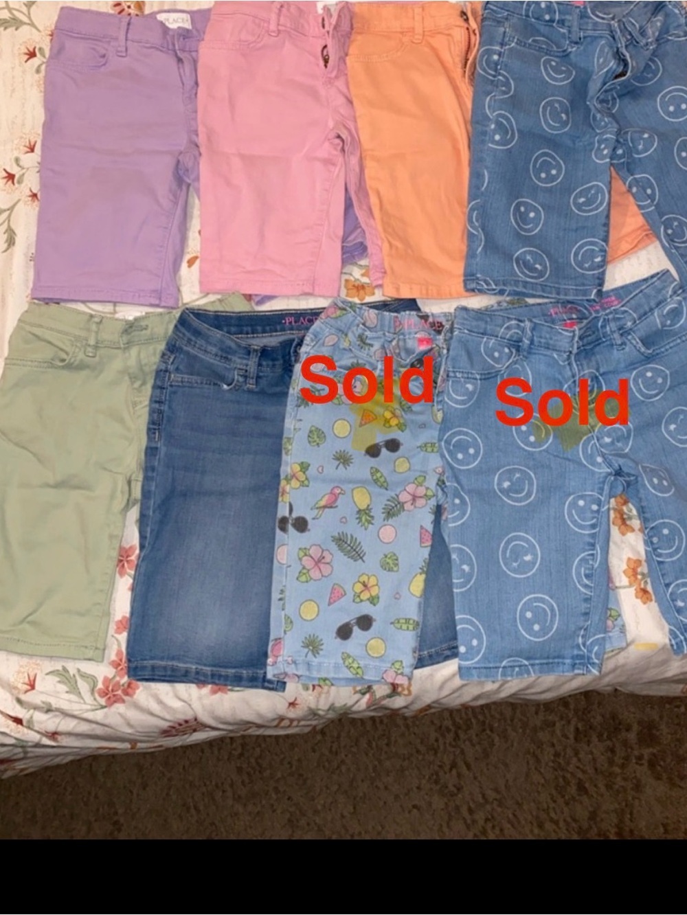 Children's Assorted Color Capri Pants - Multi-Pack
